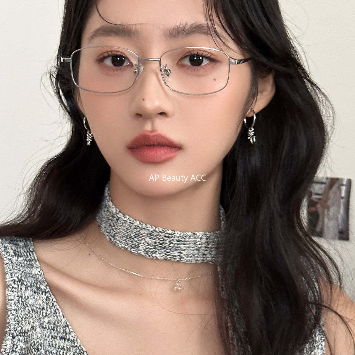 C廠-酷颯冷淡風獨特繩結耳扣女幾何個性冷淡風銀針耳扣輕奢高級感耳飾「EH-4395」25.12-2