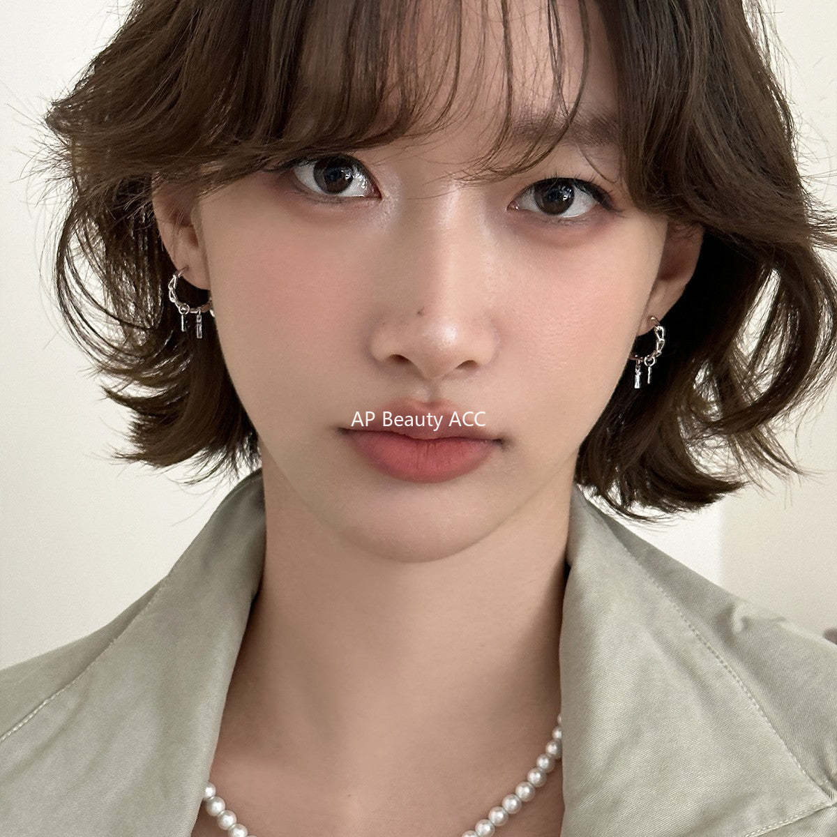 C廠-歐美設計感925銀針十字架吊墜耳環女冷淡風潮流酷颯耳扣秋冬耳飾「EH-4270」25.11-4