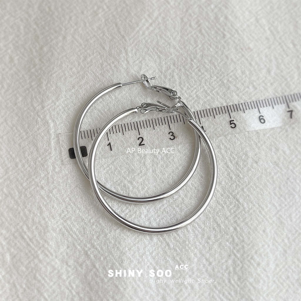 A廠-極簡主義時尚高級感簡約圓圈大耳環個性小眾ins冷淡風耳飾女 工廠「7120-7131」25.11-3