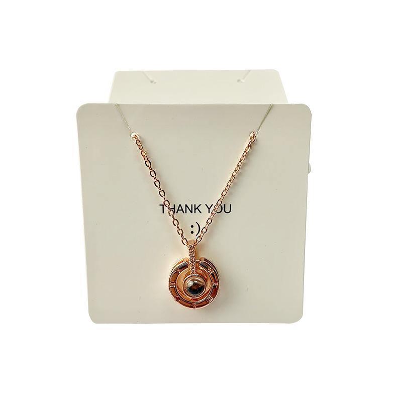 飾品配件- 成品飾品卡片 THANK YOU字樣紙卡 白卡紙印刷耳環項鍊包裝展示卡 「GF01」 - 安蘋飾品批發